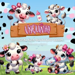 VAQUINHA - Kit digital IA PNG