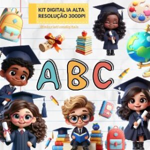 FORMANDOS ABC 3D - Kit digital IA PNG