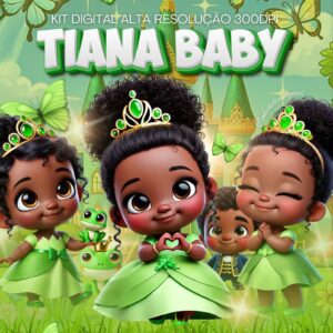 TIANA BABY - Kit digital IA PNG