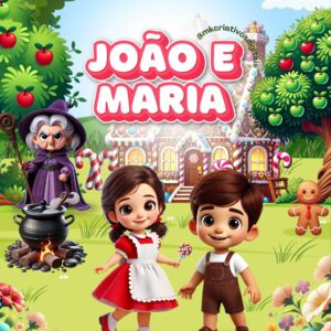 JOÃO E MARIA - Kit digital IA PNG