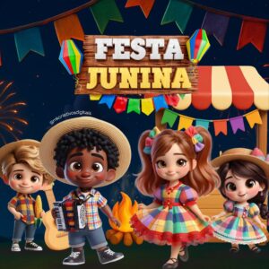 FESTA JUNINA - Kit digital IA PNG