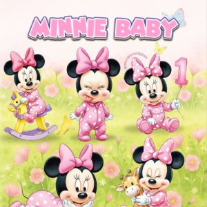 MINNIE BABY - Kit digital IA PNG