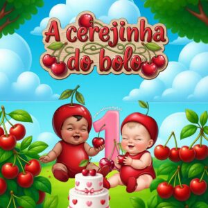 A CEREJINHA DO BOLO - Kit digital IA PNG