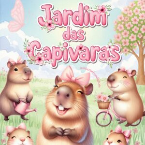 JARDIM DAS CAPIVARAS - Kit digital IA PNG
